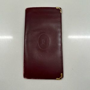 Cartier long bifold wallet
